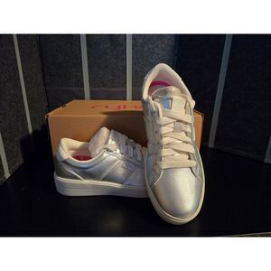 NIB - Ryka Women's Viv Classic Sneakers Silver Metallic - Size 6W